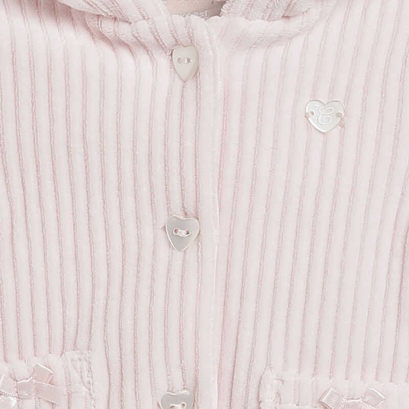 Girls Light Pink Embellished Sweatshirt image number 2